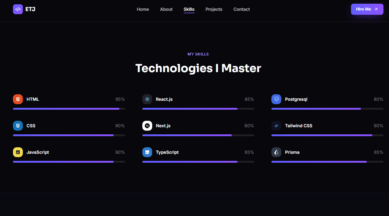 CMS Portfolio screenshot 2